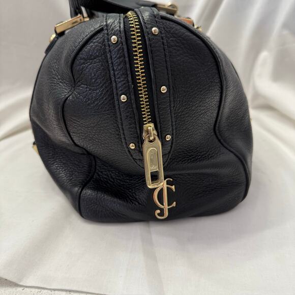 Vintage 2002 JUICY COUTURE Y2K Soft Leather Deveo Bag With Tassel - Picture 3 of 12